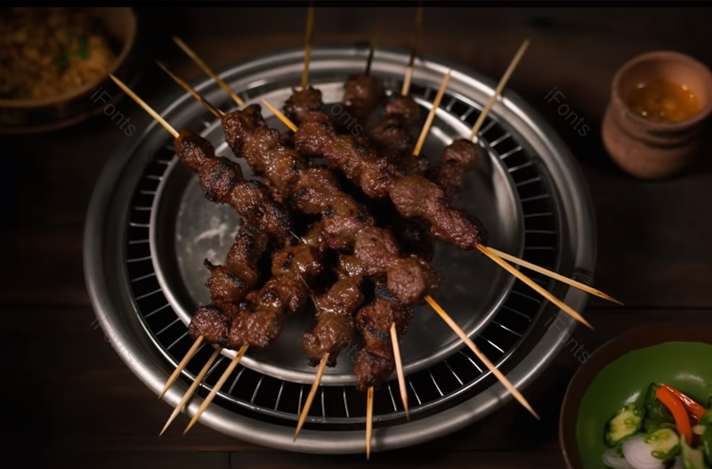 沙爹马朗吉印尼牛肉,高清,摄影图,摄影图片,图片大全,摄影图免费下载